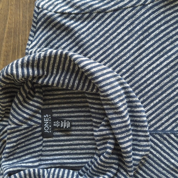 Jones New York Striped Cowl Neck Sweater - Picture 9 of 15